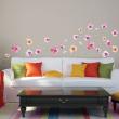 Flower wall decals - Wall decal flower romantic spring - ambiance-sticker.com