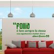Wall decals with quotes -  Wall decal FOLLIA - Albert Einstein - decoration - ambiance-sticker.com