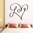 Love  wall decals - Wall decal Wall decal Smoke love - ambiance-sticker.com