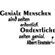 Wall decal Geniale menschen sind ...(Albert Einstein)decoration - ambiance-sticker.com