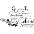 Wall decals with quotes - Wall decal Gib jeden tag die chance - ambiance-sticker.com
