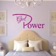 Wall decals for kids - Girl power wall decal - ambiance-sticker.com