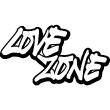 Graffiti Sticker - Sticker Graffiti Love zone - ambiance-sticker.com