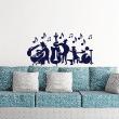 Wall decals music - Music band Wall decal - ambiance-sticker.com