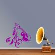Wall decals music - Acoustics guitars wall decal - ambiance-sticker.com