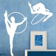 Sports and football  wall decals - Wall decal rhythmic gymnastics - ambiance-sticker.com