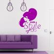 Wall decal Hair style - ambiance-sticker.com
