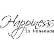 Wall decals with quotes - Wall decal Happiness - ambiance-sticker.com