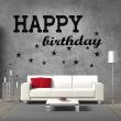 Wall decals design - Wall decal Happy birthday star - ambiance-sticker.com