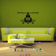 Wall decals design - Wall decal Helicopter front view - ambiance-sticker.com