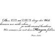 Wall decals with quotes - Wall decal Herzen fühlen - ambiance-sticker.com