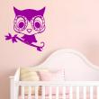 Wall decals for babies  Owl on a tree branch wall decal - ambiance-sticker.com