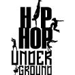 Wall decals music - Wall decal Hip hop underground - ambiance-sticker.com