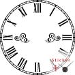Wall decals clocks - Wall decal _nameoftheproduct_ - ambiance-sticker.com