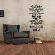 Wall decals with quotes - Wall decal I see trees of green - ambiance-sticker.com
