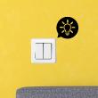Wall decals Plugs & Swtich Buttons - Wall decal lightbulb icon - ambiance-sticker.com