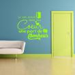 Wall decals with quotes - Wall decal Il est entré dans mon coeur - ambiance-sticker.com