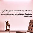 Wall decals with quotes - Wall decal Il faut toujours viser la lune - ambiance-sticker.com