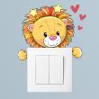 Wall decals Plugs & Swtich Buttons - Wall sticker for light switch  lion - ambiance-sticker.com