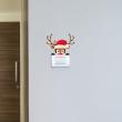 Wall decals Plugs & Swtich Buttons - Wall sticker for light switch Christmas reindeer - ambiance-sticker.com