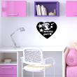 Wall decals for kids - Pretty girl Wall decal - ambiance-sticker.com