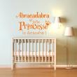 Wall decals for babies  Jolie princesse wall decal - ambiance-sticker.com