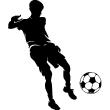 Sports and football  wall decals - Wall decal Figure football player - ambiance-sticker.com