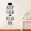 Wall decals 'Keep Calm' - Wall decal Read on - ambiance-sticker.com