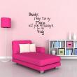 Wall decals with quotes - Wall decal King Daddy - ambiance-sticker.com