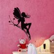 Wall decals for kids - The fairy on a thin branch wall decal - ambiance-sticker.com