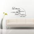 Wall decals with quotes - Wall decal La liberté - André Malraux - ambiance-sticker.com