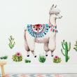 Wall decals for kids - Wall stickers Mexican lama - ambiance-sticker.com