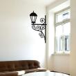 Baroque wall decals - Wall decal Lamp on a pole - ambiance-sticker.com