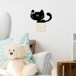 Animals wall decals - the kitten Wall decal - ambiance-sticker.com