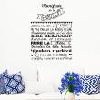 Wall decals with quotes - Wall decal le manifeste de la famille... - ambiance-sticker.com