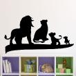 Wall decals for kids - Wall decal the lion king and his family - ambiance-sticker.com