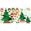 Wall decals for kids - Wall decal children in the forest - ambiance-sticker.com