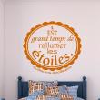 Wall sticker Les étoiles - Guillaume Apollinaire - ambiance-sticker.com