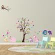 Wall decals for kids - Wall decals Cute animals in the garden - ambiance-sticker.com