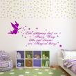 Wall decals for babies  Like glittering dust on Fairy wings wall decal - ambiance-sticker.com