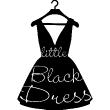 Wall decals design - Wall decal Little Black dress - decoration - ambiance-sticker.com