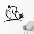 Wall decals design - Wall decal Cycling logo - ambiance-sticker.com