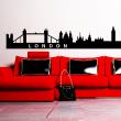 City wall decals - Wall decal London skyline 2 - ambiance-sticker.com