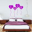Wall decals with quotes -  Wall decal balloon love decoration - ambiance-sticker.com