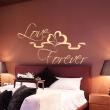 Bedroom wall decals - Wall decal Love forever - ambiance-sticker.com