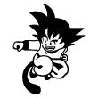 Wall decals for kids - Dragon Ball attack Wall decal - ambiance-sticker.com