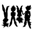 Wall decals for kids - Dragon Ball team Wall decal - ambiance-sticker.com