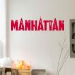 Wall decal Manhattan - ambiance-sticker.com