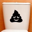 Bathroom wall decals - Wall decal happy poop - ambiance-sticker.com