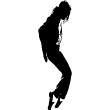 Wall decals music - Wall decal Michael Jackson Doing the Moonwalk 2 - ambiance-sticker.com